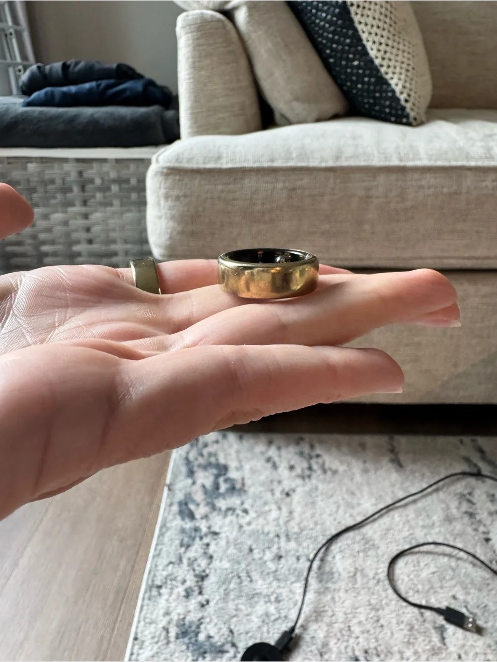 Oura Ring Gen3 Horizon - Gold - Size 8